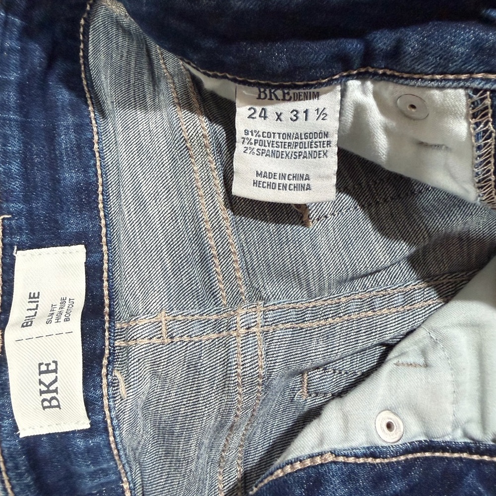 BKE Billie Dark Blue Denim Jeans